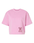 Juda Gear Pink Rose Boxy Crop Top