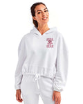 Juda Gear Pink Rose White Hoodie